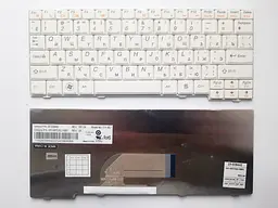 Клавіатура для ноутбуків Lenovo IdeaPad S10-2 Series біла RU/US