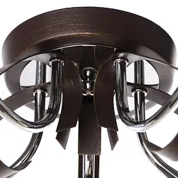 Люстра стельова Brille класична E14 40W CH (LK-275C/5) - мініатюра 2