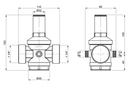 Редуктор Icma 1" 1/4 №246 (91246AG05) - мініатюра 3