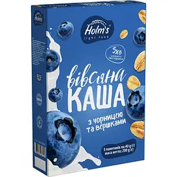 Каша вівсяна Holm's light food з чорницею та вершками 200 г