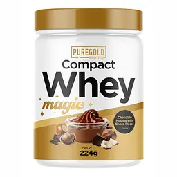 Комплексний Сироватковий Протеїн Compact Magic Whey Protein - 224г Шоколадна нуга із шматочками шоколаду