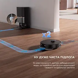 Робот-пилосос миючий Dreame Bot X40 Ultra Black - мініатюра 11