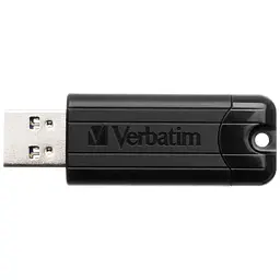 USB флеш накопичувач Verbatim 16GB PinStripe Black USB 3.2 (49316) - мініатюра 2
