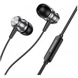 Навушники Borofone Platinum металеві універсальні earphones with microphone BM75 білі - мініатюра 3
