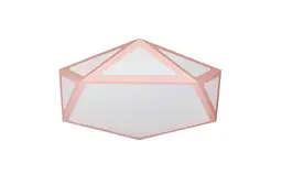 Світлодіодна рожева люстра для не високої стелі Levistella 752L66 PINK