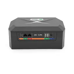ДБЖ UPS-60W/32 DCP-60W-48 для роутерів/комутаторів/PON, 9/12V*3, 48000мAh(8*6000MAh), Black, BOX