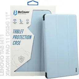 Чохол-книжка BeCover Soft Edge з кріпленням для стілусу для Lenovo Tab M11 -2024 TB-TB330FU/Xiaoxin Pad 11 -2024 11" Light Blue (712542) - мініатюра 6