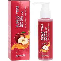 Кислородная пенка для умывания Eyenlip Bubble Toks Cleanser Red Apple 100 мл