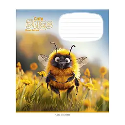 Зошит Школярик Cute bugs 12 аркушів клітинка (012-3462K), в асортименті