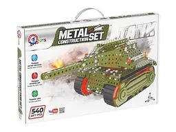Конструктор металевий Танк, ТехноК (9307), 540 дет. - мініатюра 4