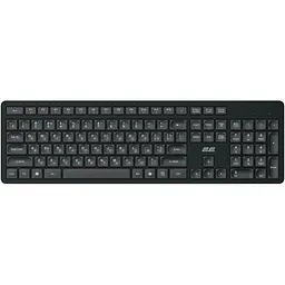2E Клавіатура мембранна KS260 106key, WL, EN/UK/RU, чорний