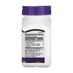 Вітамін 21st Century Травні ферменти, Digestive Enzymes, 60 капсул (CEN-22556) - мініатюра 2