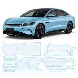 Антигравійна захисна бронеплівка за лекалами для BYD Han II facelift 2023- повний кузов