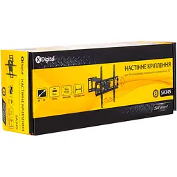 Кріплення для телевізора X-Digital Steel SA345 Black [133628] - мініатюра 3