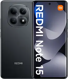 Смартфон Xiaomi Redmi Note 15 4G 6/128GB Midnight Black (Global) NFC (with charger)
