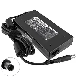 Блок живлення для ноутбука HP 19.5V 6.15A 120W 7.4x5.0-PIN 3pin чорний SLIM RECTANGULAR