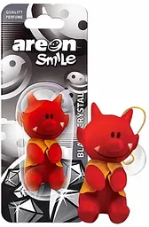 Ароматизатор для авто іграшка для повітря Areon Smile Toys Black Crystal Чорний кристал