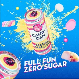 Напій Candy Can Sparkling Marshmallow Zero Sugar 330 мл - мініатюра 3