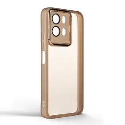 Защитный чехол для OPPO A6 4G/A6S 4G, Shade, золотой, TPU+PC, матовый, защита всего корпуса, панель-накладка, противоударный, с высокими бортами, амортизирует удары при падениях, ArmorStandart (ARM90331) - мініатюра 2