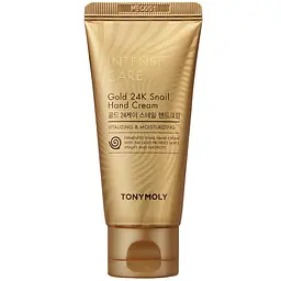 Крем для рук Tony Moly Intense Care Gold 24K Snail, з муцином равлика та золотом, 60 мл - мініатюра 2