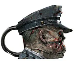 Кружка 3D керамічна Зомбі Поклик Долга Call of Duty Zombie Cop Molded Mug mug 3D CD - мініатюра 7
