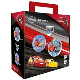 Набір посуду Luminarc Disney Cars 3, 3 шт. (N5280) - мініатюра 7