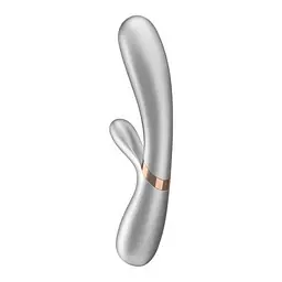 Вібратор Satisfyer Hot Lover сірий зі зігрівом і додатком