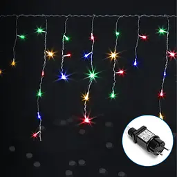 Гірлянда лід хвилі різнокольорова 10 м 200LED IP44