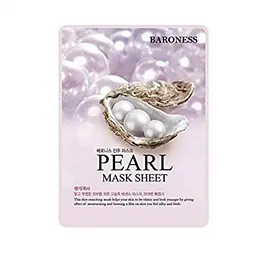Тканинна маска з перлинним екстрактом Baroness Pearl Mask Sheet