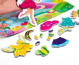Магнітна гра для дітей "Фея" Vladi Toys VT3204-28 у папці - мініатюра 4