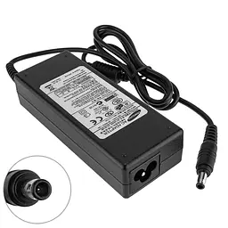 Блок живлення для ноутбука Samsung 19V, 4.74A, 90W, 5.5x3.0-PIN (без кабеля!) - мініатюра 2
