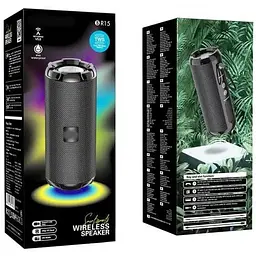 Портативна колонка XPRO BR15 5Вт USB AUX FM Bluetooth чорна (ЦУ-00032887) - мініатюра 4