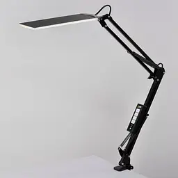 Настільна світлодіодна LED лампа із сенсорним керуванням X-LED 10Вт Чорна з функцією роботи від Power Bank