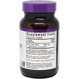 Рис червоний дріжджовий Bluebonnet Nutrition 600 мг 60 капсул - мініатюра 2