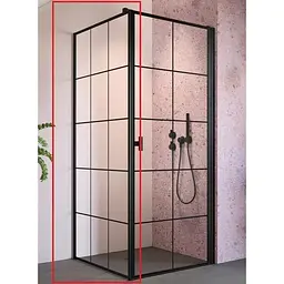 Душова стінка Radaway NES Black S1 90x200 безпечне скло, factory, чорна (10039090-54-55)