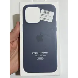 Оригінальний силіконовий чохол Apple Silicone Case MagSafe для iPhone 14 Pro Max (6.7") Storm Blue MPTQ3ZE/A - мініатюра 3