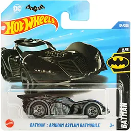 Базова машинка Hot Wheels Batman Batman: Arkham Asylum Batmobile чорна (5785) HYX81-N521  