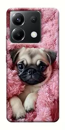 TPU чохол Demsky Мопс у ніжностях для Xiaomi Poco X6