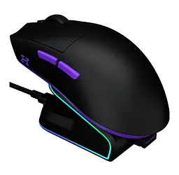 Ігрова миша HATOR HM-47 Wireless Hellyberry ESports Gaming 12000dpi 35G Black-Violet