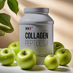 Препарат для суглобів і зв'язок MST Nutrition Collagen Peptides + Fortigel, 1кг - Зелене яблуко