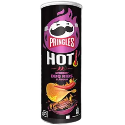 Чипси Pringles Hot Smokin BBQ Ribs Flavour 160 г