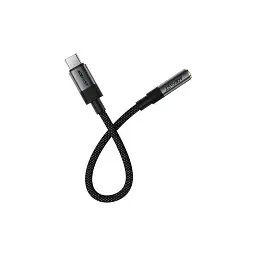 Перехідник USB-C to 3.5mm F 0.15m DAC audio black Acefast (6974316285281) - мініатюра 3