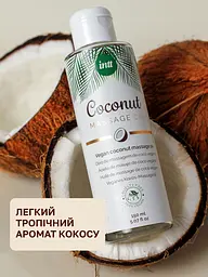 Масажна олія Intt Coconut Vegan, 150 мл (кокос) - мініатюра 8