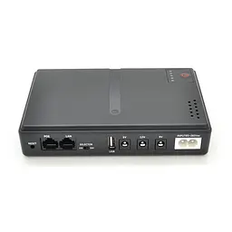 ДБЖ UPS-18W DC1018P YT45453 для роутерів/комутаторів/PON/POE-430, 5//9/12V, 1A, 11200MAh(знімні 4*2800MAh), Black, BOX - мініатюра 2