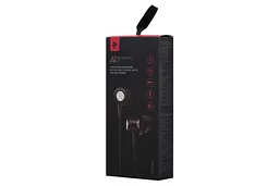 Навушники 2E A1 ErgonomicFit Mic Black (2E-IEA1BK) - мініатюра 3