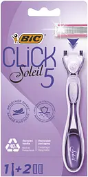 Станок для гоління жіночий BIC Miss Soleil Click 5 з 2 змінними картриджами - мініатюра 2