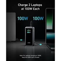 Зовнішній акумулятор (павербанк) Anker Prime 20000mAh 200W (A1336011) - мініатюра 5