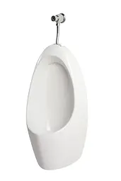 Пісуар підвісний Mixxus Premium Bevel-1004 340x305x685 мм з краном для пісуара MP6663, Білий - мініатюра 7