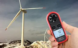 Анемометр цифровий 0,1-30м/с -10-45°C wintact 10,5х4х1,5 см hoz0010063 - мініатюра 3