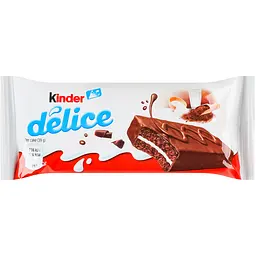 Бісквіт Kinder Delice з молочною начинкою в шоколаді 42 г (29057)